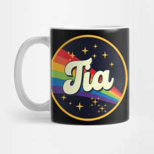 Tia // Rainbow In Space Vintage Style Mug